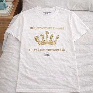 Custom Dad’s Birthday Gift T-shirt Personalized Quote Option 6 Colors size M-XL